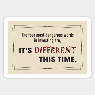 Minimalist Typography for Trader Mindset Inspiration Magnet